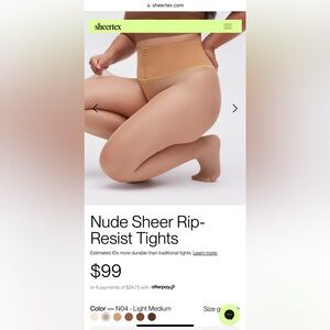 Sheertex classic sheer nude no4